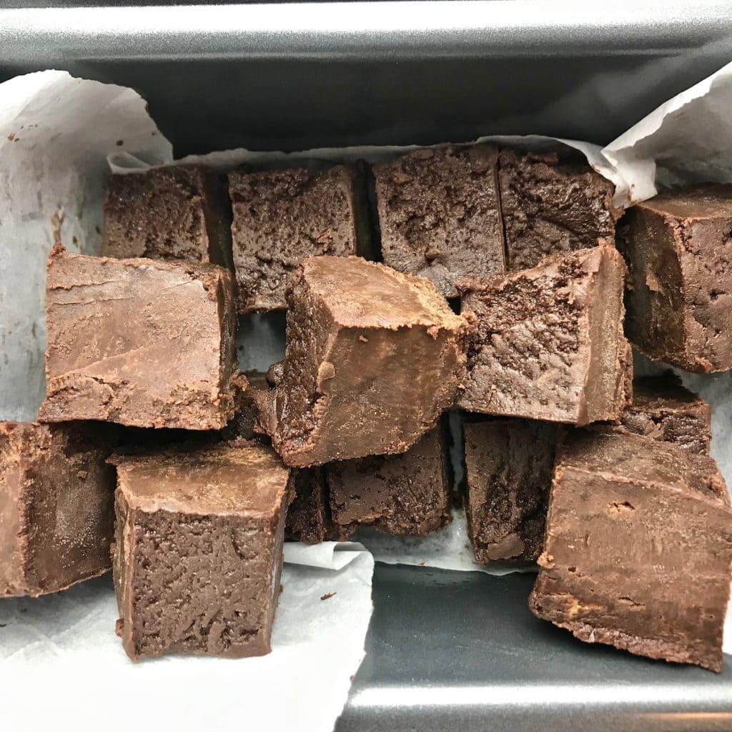 Chocolate Peanut Butter Fudge (Vegan Freezer Fudge) - Bree's Vegan Life